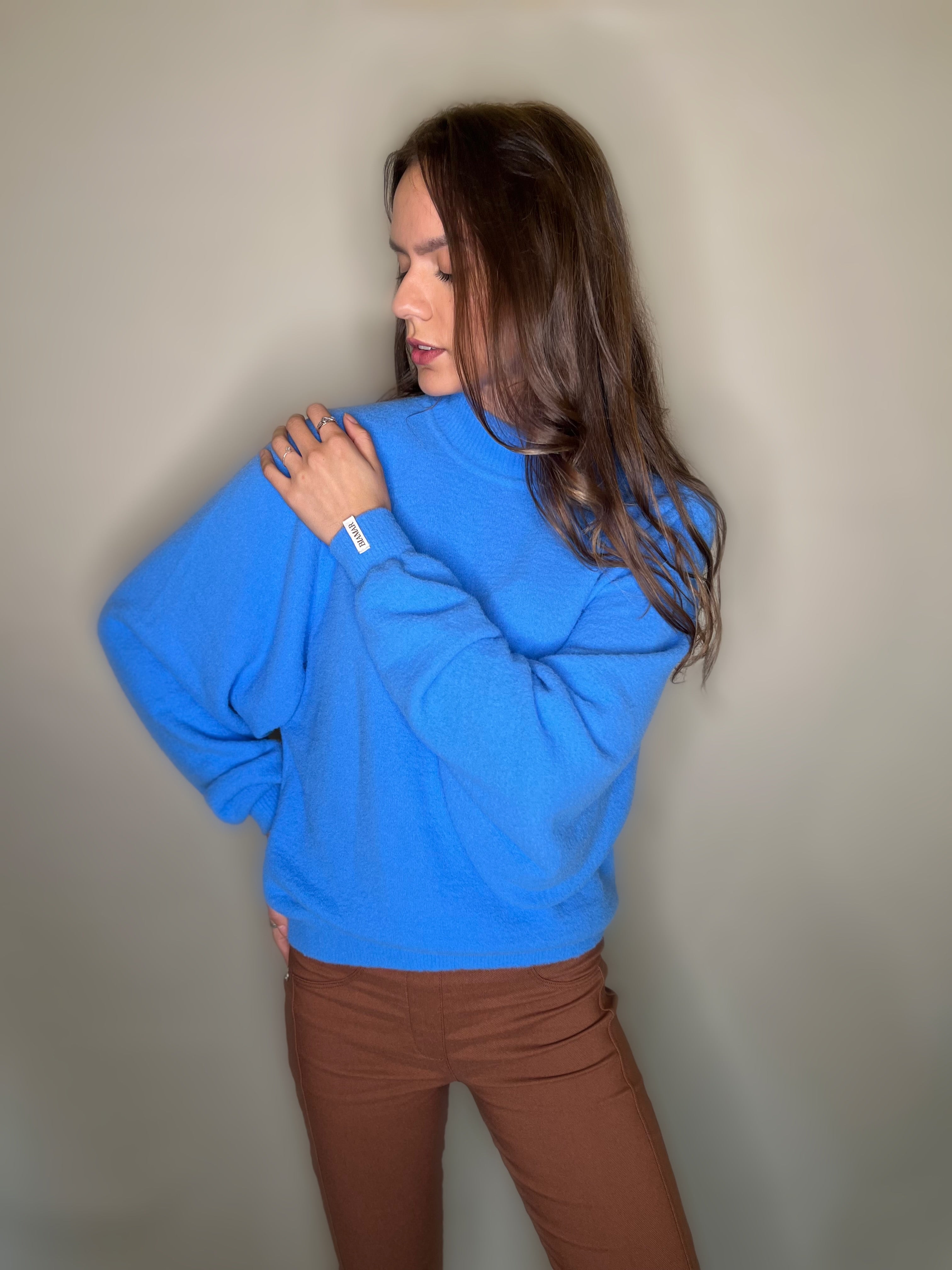 BLUSA FIO PLUMA BIAMAR  AZUL