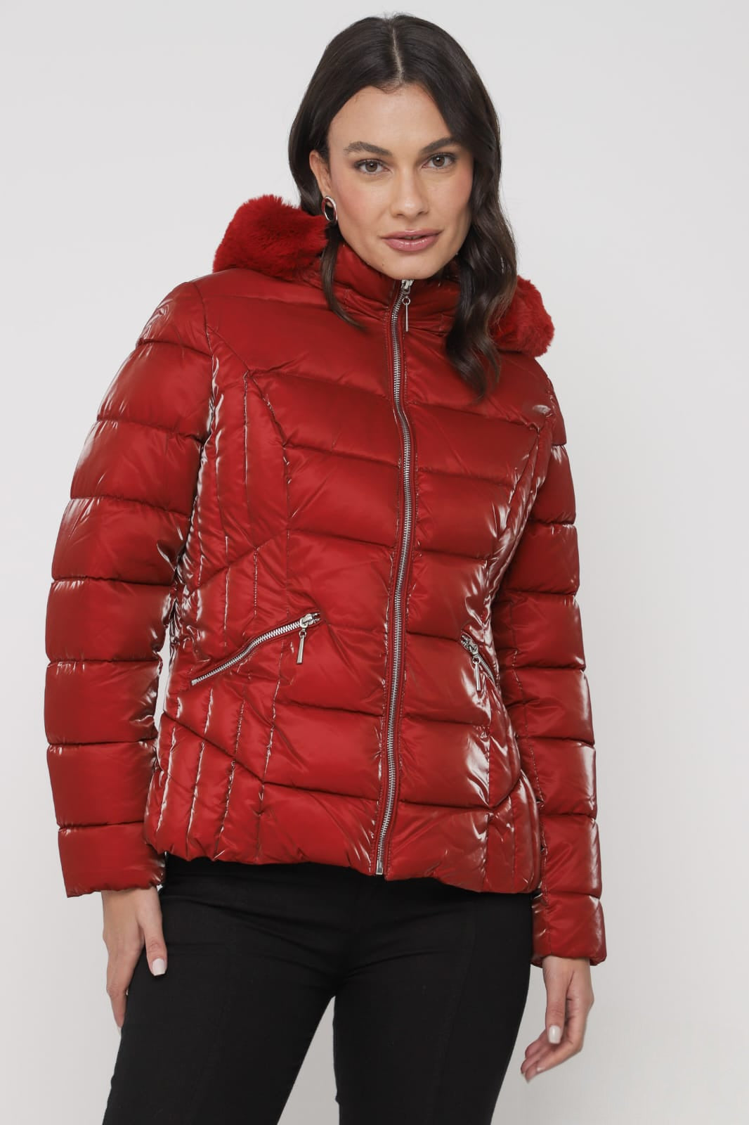 JAQUETA PUFFER MAMO VERMELHA