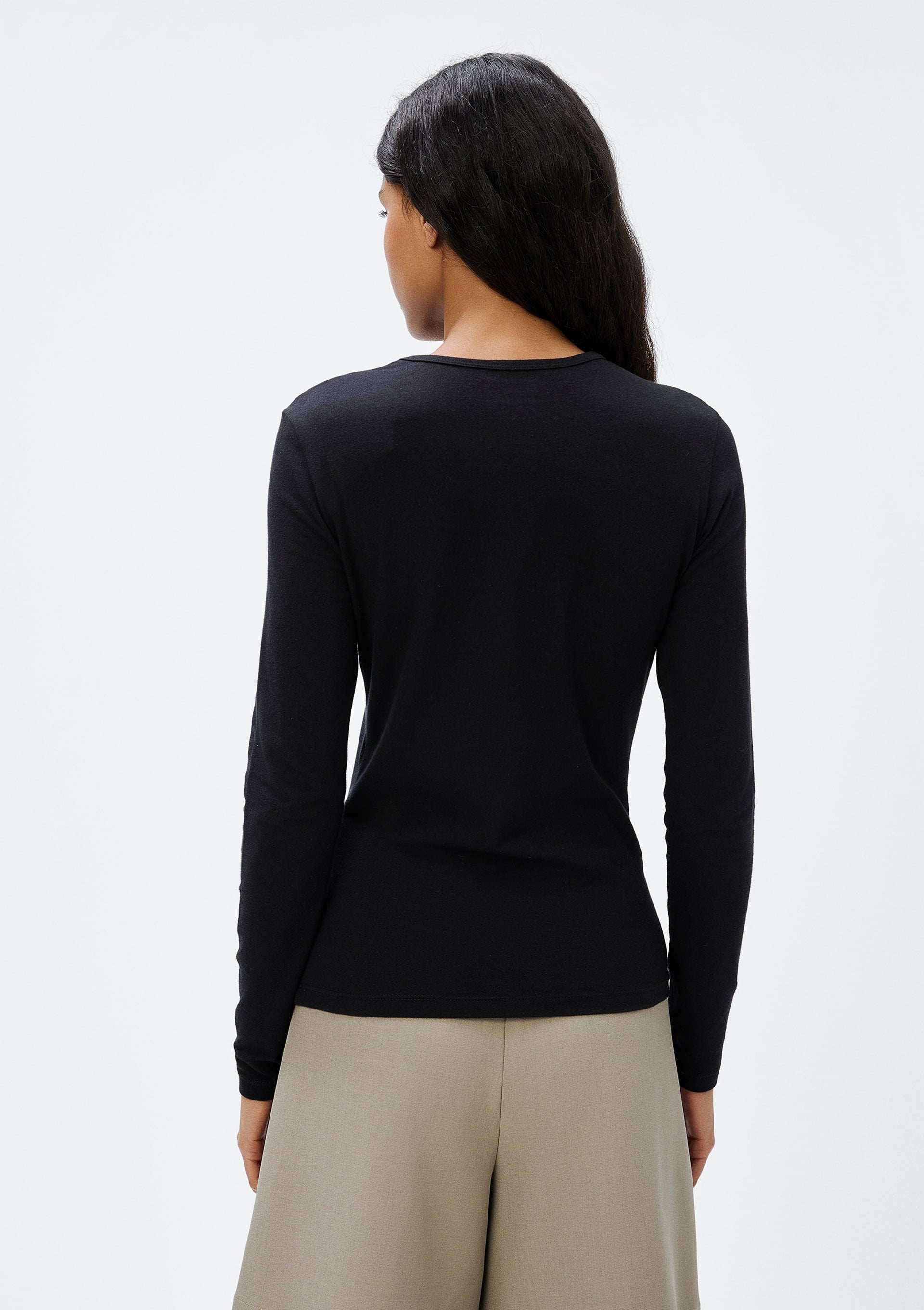 BLUSA BASICA ALGODÃO HERING PRETA